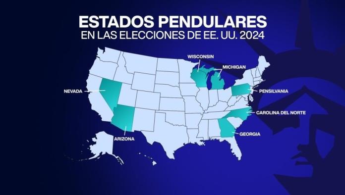 Siete estados clave para saber quien sera el próximo presidente de USA