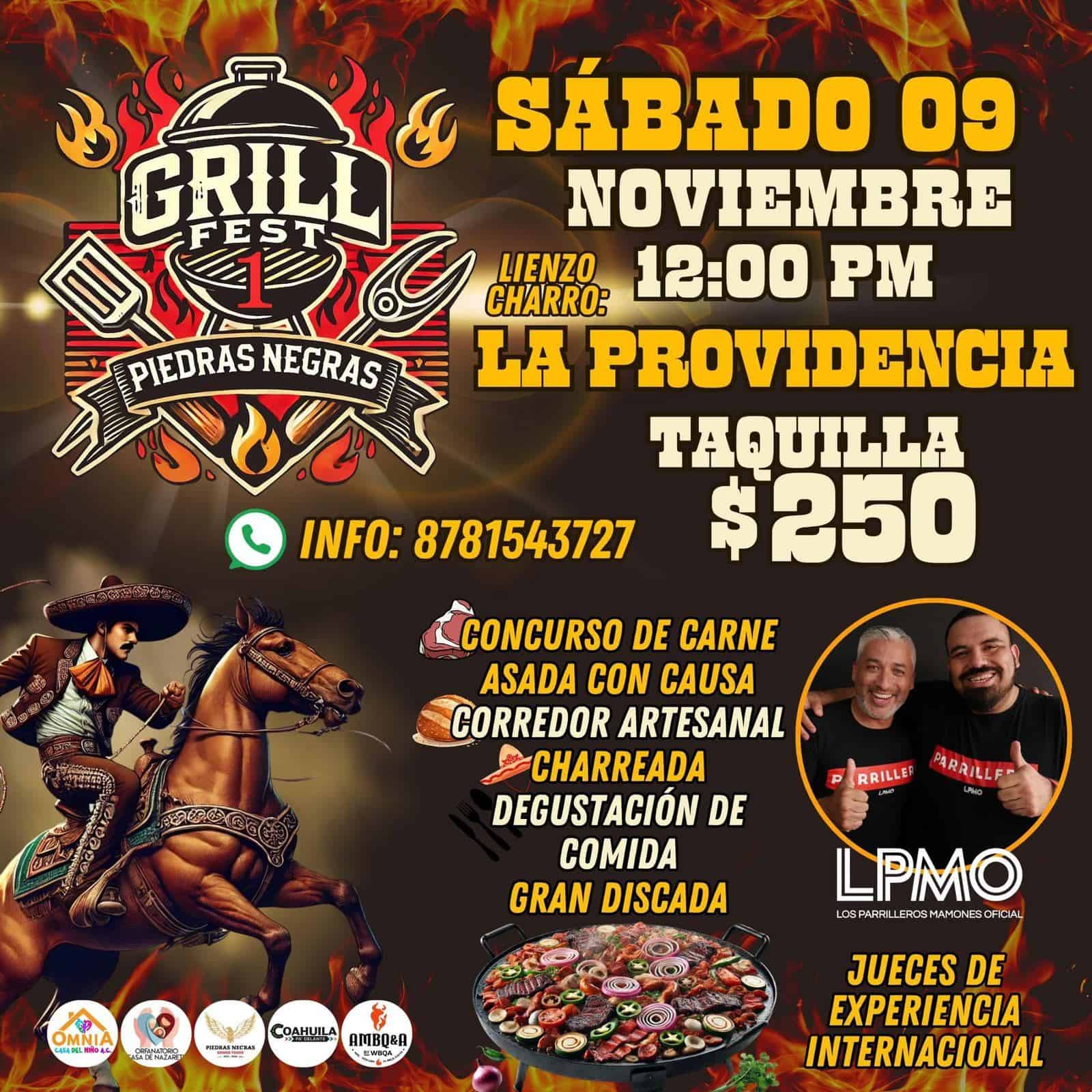 Este fin de semana será la Primera edición del Grill Fest 2024