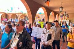 Protesta contra convenio de agua