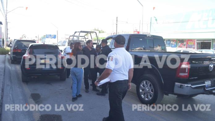 Descuenta policía a conductor agresivo