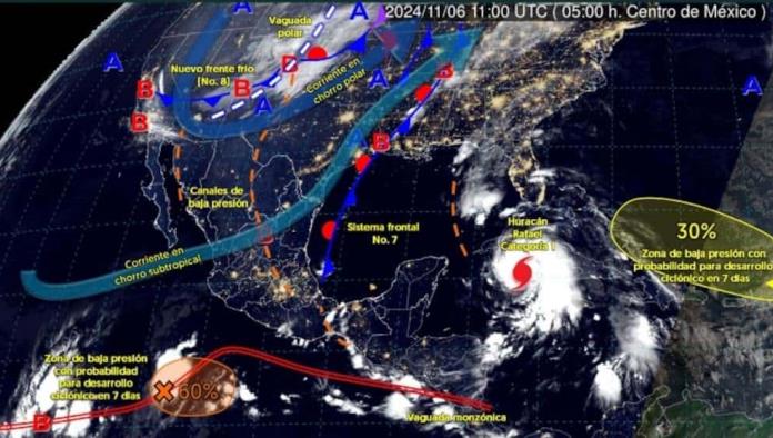 Llega el frente frío 8 a México