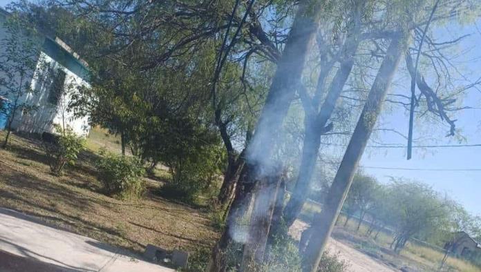 Grave problema incendio de postes de Telmex