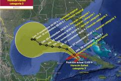 Huracán Rafael golpea Cuba como una categoría 3