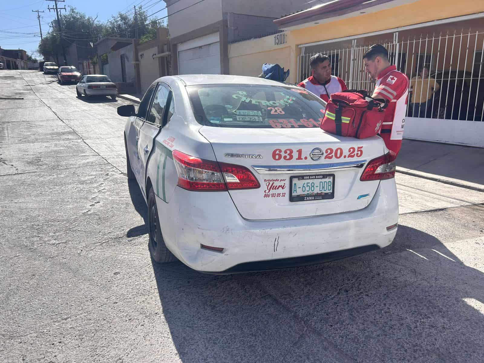 Choque en la Cañada deja cinco lesionados