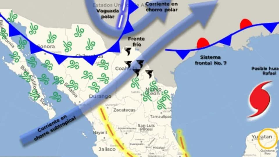 Alerta en Coahuila: Frente Frío Número 8 traerá lluvias fuertes en el norte del estado