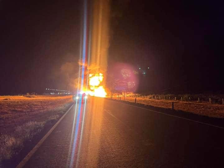 Muere Persona Calcinada tras Explosión de Pipa en Autopista Premier