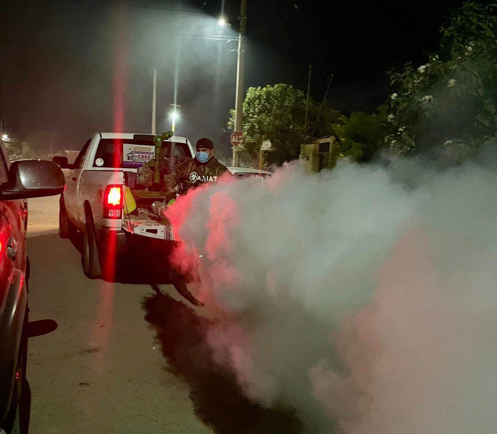 Continúa campaña de fumigación en Allende para combatir plagas