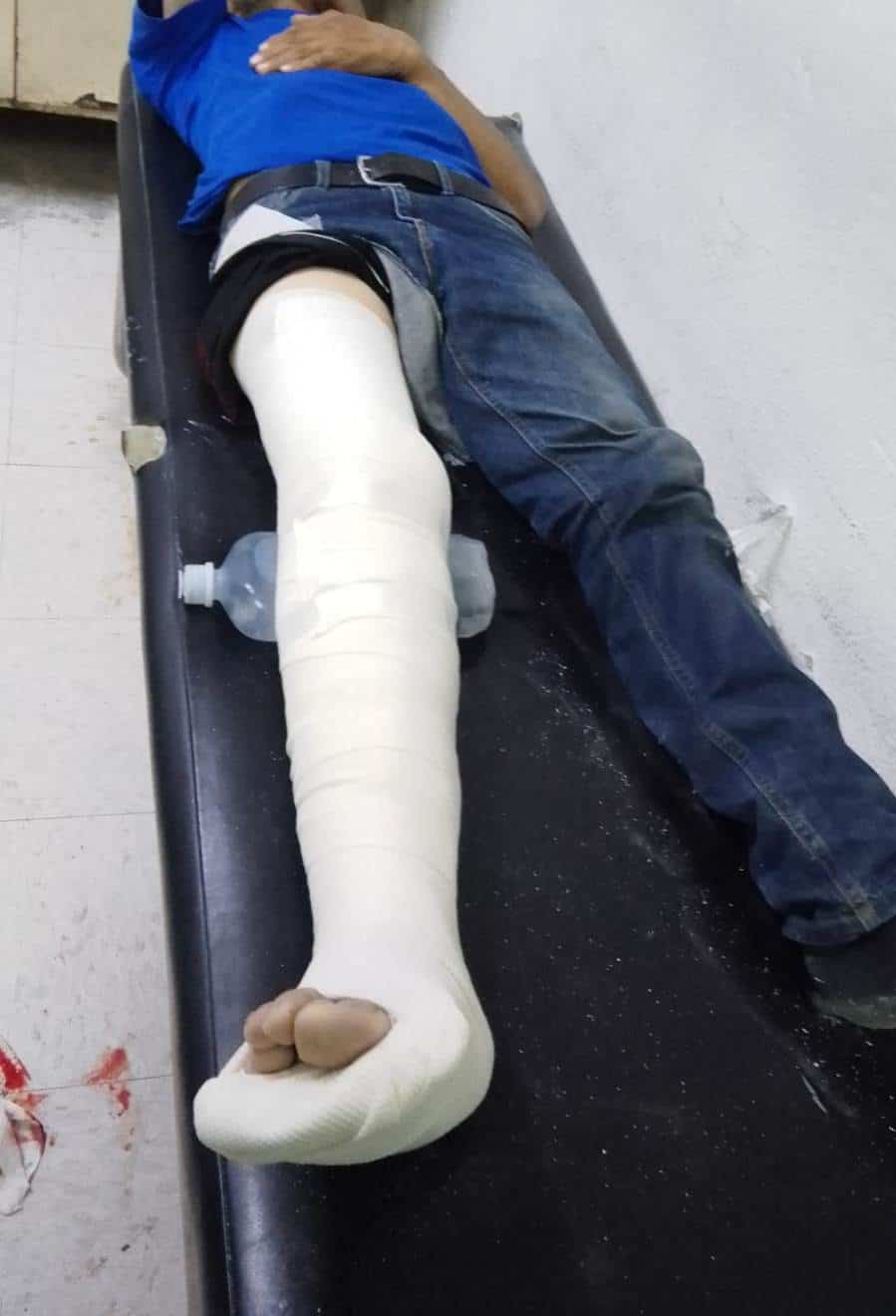 Pide ayuda para dar con el responsable de accidente.