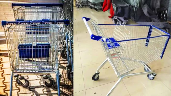 Cae niña de carrito de super mercado y sufre TRAUMATISMO