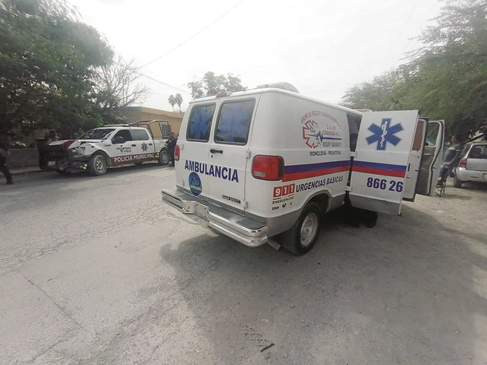 Chocan preventivos en calles de la ‘Occi’