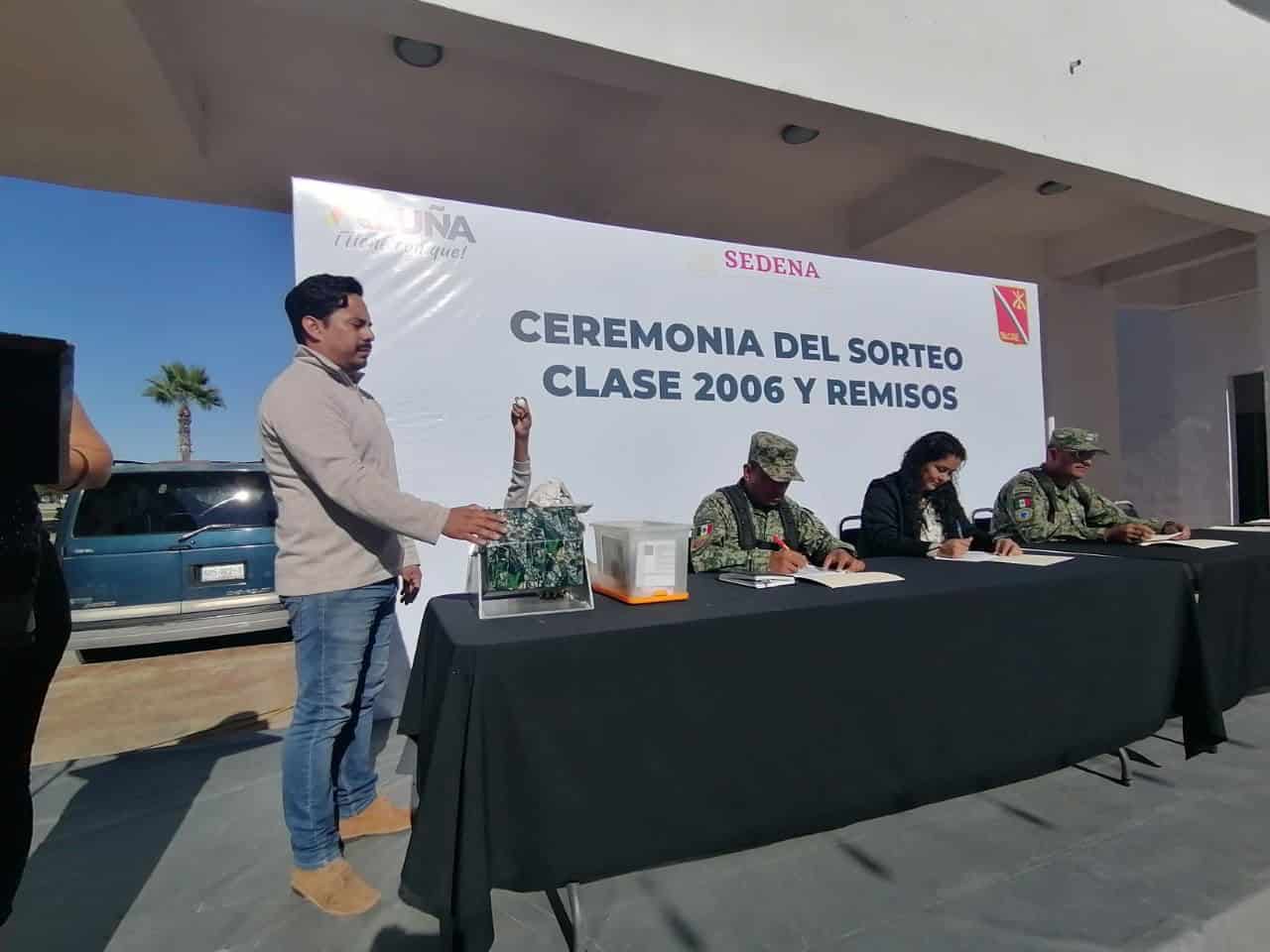 Sorteo Anual del Servicio Militar Nacional: 292 jóvenes seleccionados en Ciudad Acuña