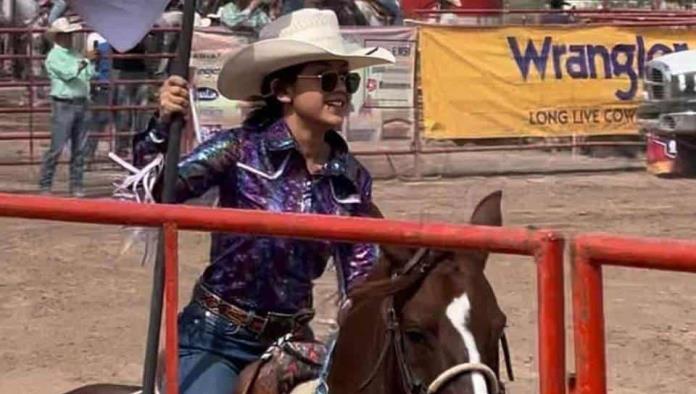 Salma Valdez, Joven Promesa del Rodeo, Logró Tercer Lugar en Campeonato Nacional