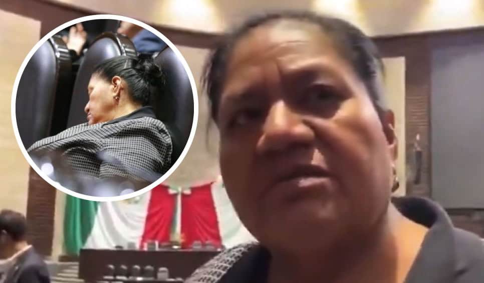 “Estamos muy cansados”; Diputada justifica quedarse dormida en su curul