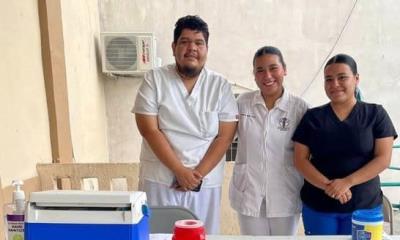 Realizan jornada de vacunación y prevención del dengue en Allende