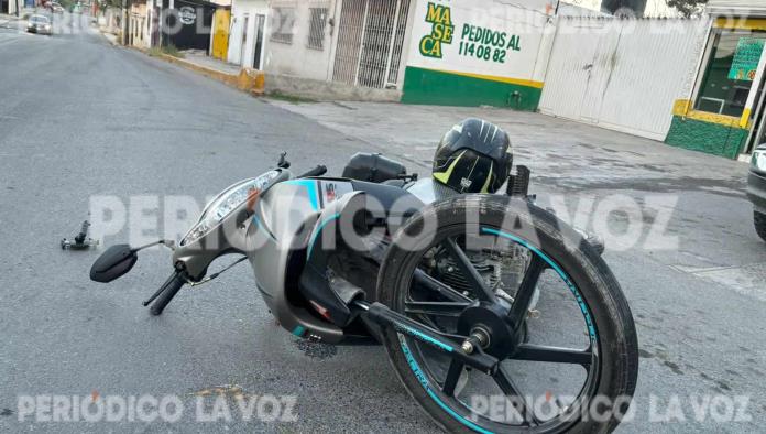 Derriba a motociclista