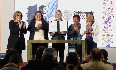 Sheinbaum firmó el decreto de la Igualdad Sustantiva de las Mujeres