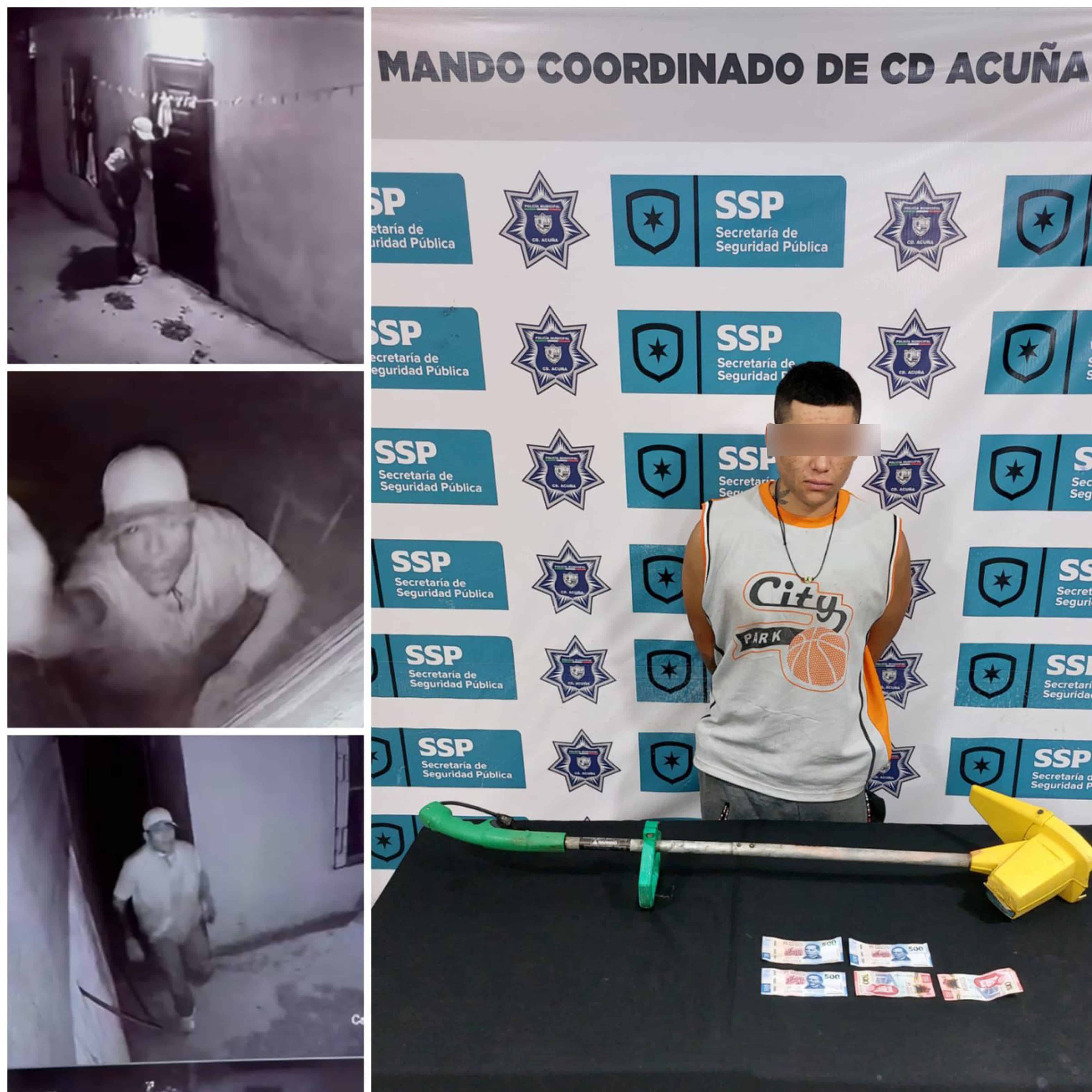Detenido en Ciudad Acuña por robo y receptación dolosa: Aseguran bienes robados