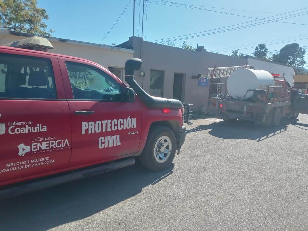 Elementos de bomberos y Protección Civil atendieron dicho reporte.