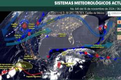 Frente frío 10 y tormenta Sara golpean México