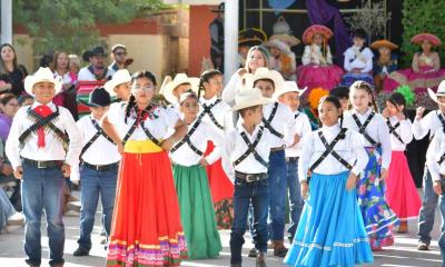 Primaria Miguel Hidalgo celebra aniversario de la Revolución