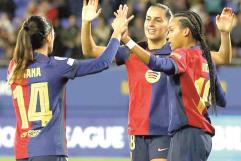 Barcelona femenil golea y repite 4-0 sobre Real Madrid