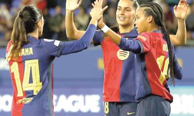 Barcelona femenil golea y repite 4-0 sobre Real Madrid