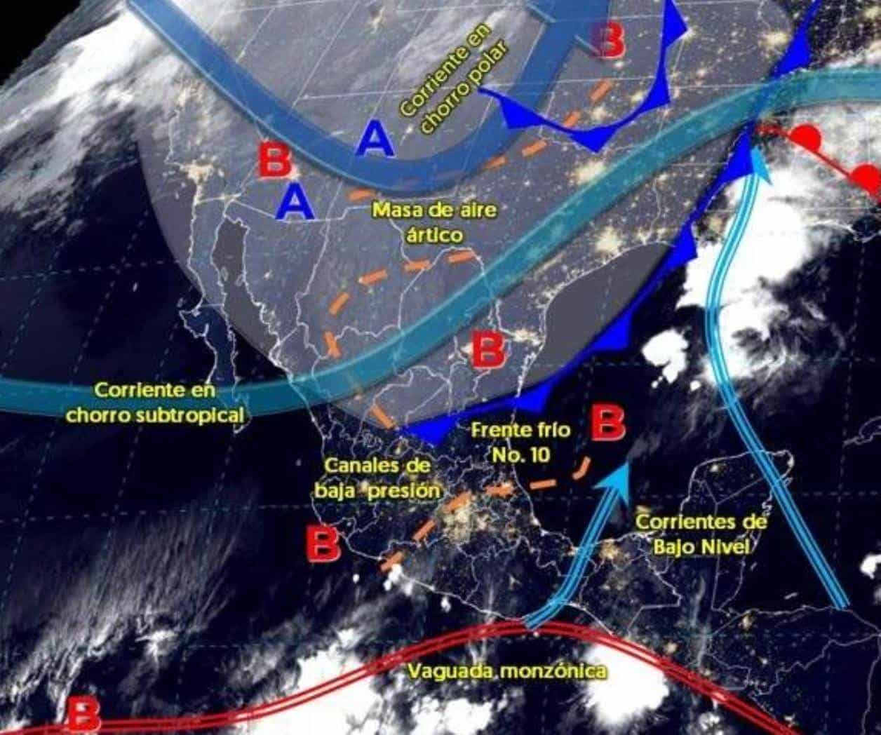 Llegan primeras heladas al noreste de México