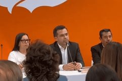 Jorge Máynez se presenta para líder nacional de Movimiento Ciudadano