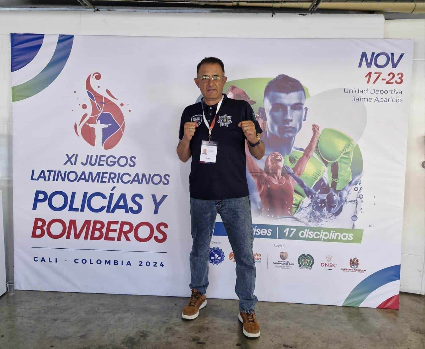 Un elemento formador de la policía, que busca destacar en el deporte.
