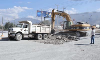 Avanzan obras de rehabilitación vial