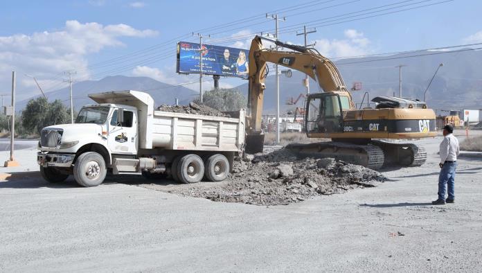 Avanzan obras de rehabilitación vial