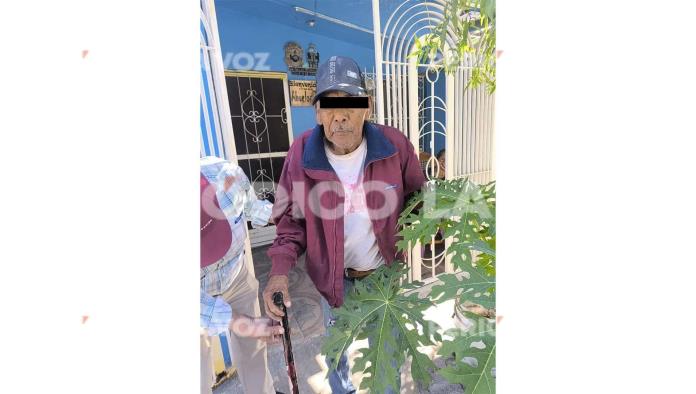 Un abuelito fue asegurado por la Policía Municipal luego de extraviarse