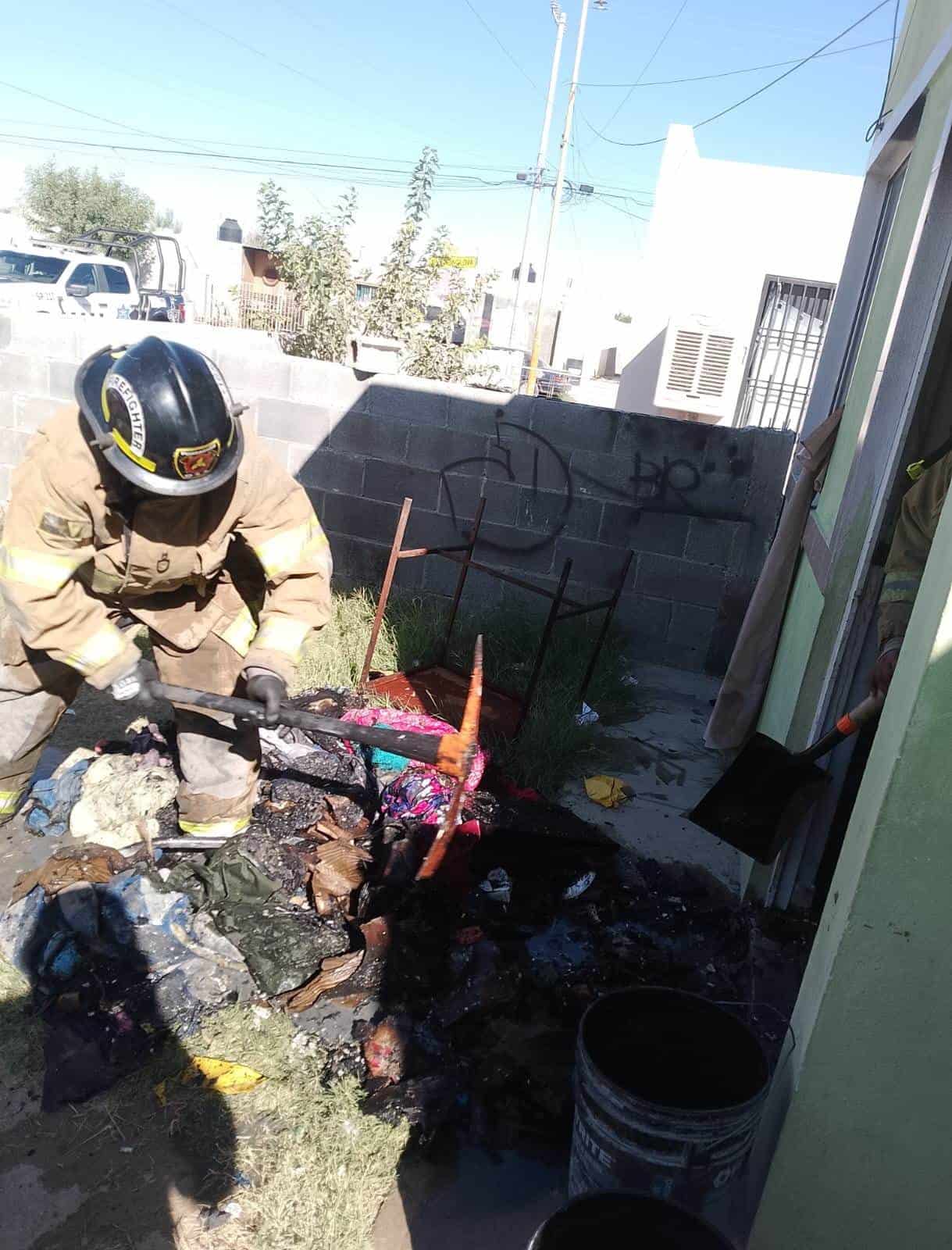 Salen a kermés y se les quema casa