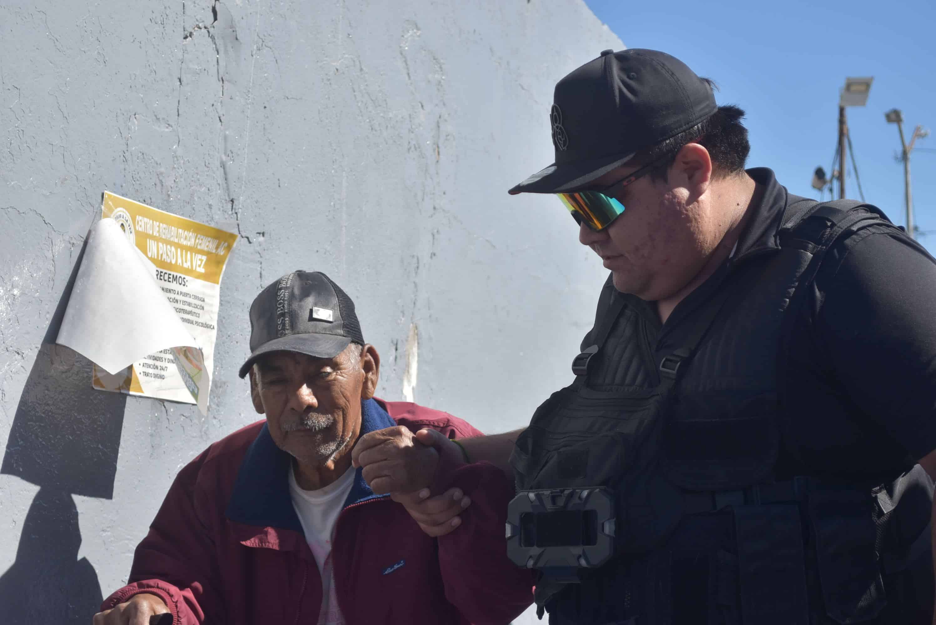 Un abuelito fue asegurado por la Policía Municipal luego de extraviarse