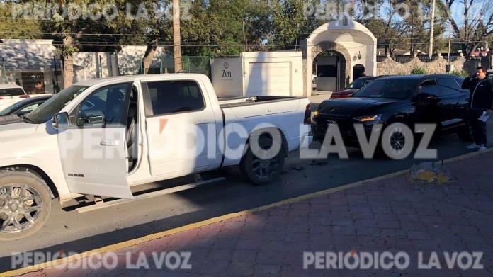 Le pega Audi por alcance Le pega Audi por alcance