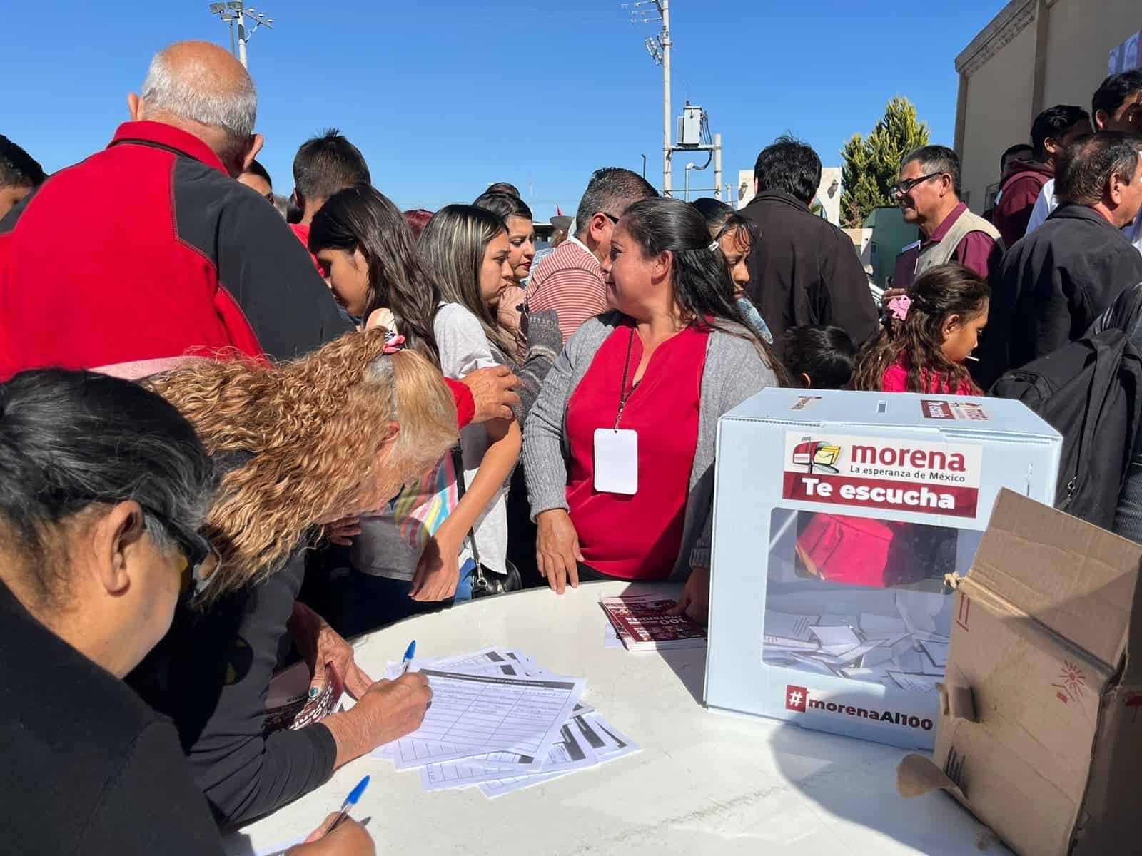 Exhorta a la unidad líder de MORENA