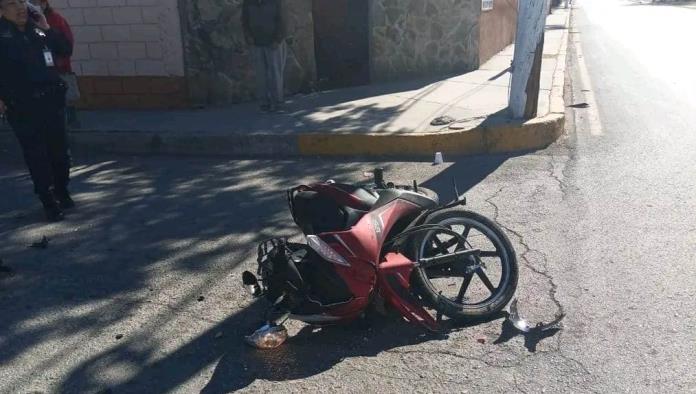 Fallece motociclista tras accidente vial en Villa de Fuente