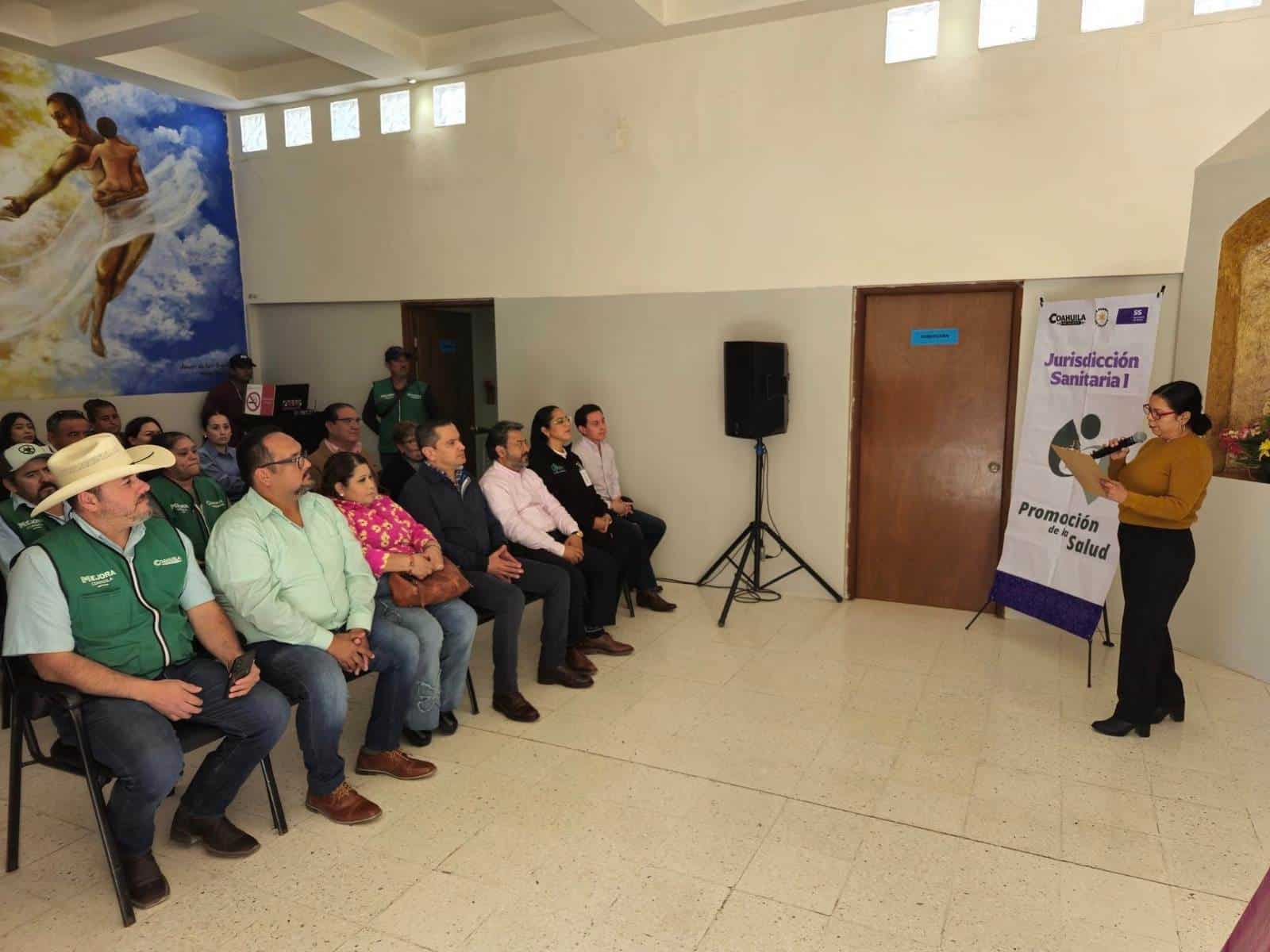 Develan placa de Municipio Promotor de la Salud en Allende