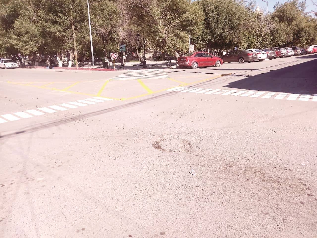 Delimitan tránsitos líneas peatonales