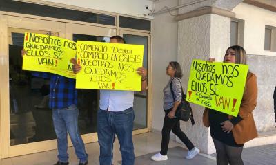 Protestan contra los  vendedores foráneos