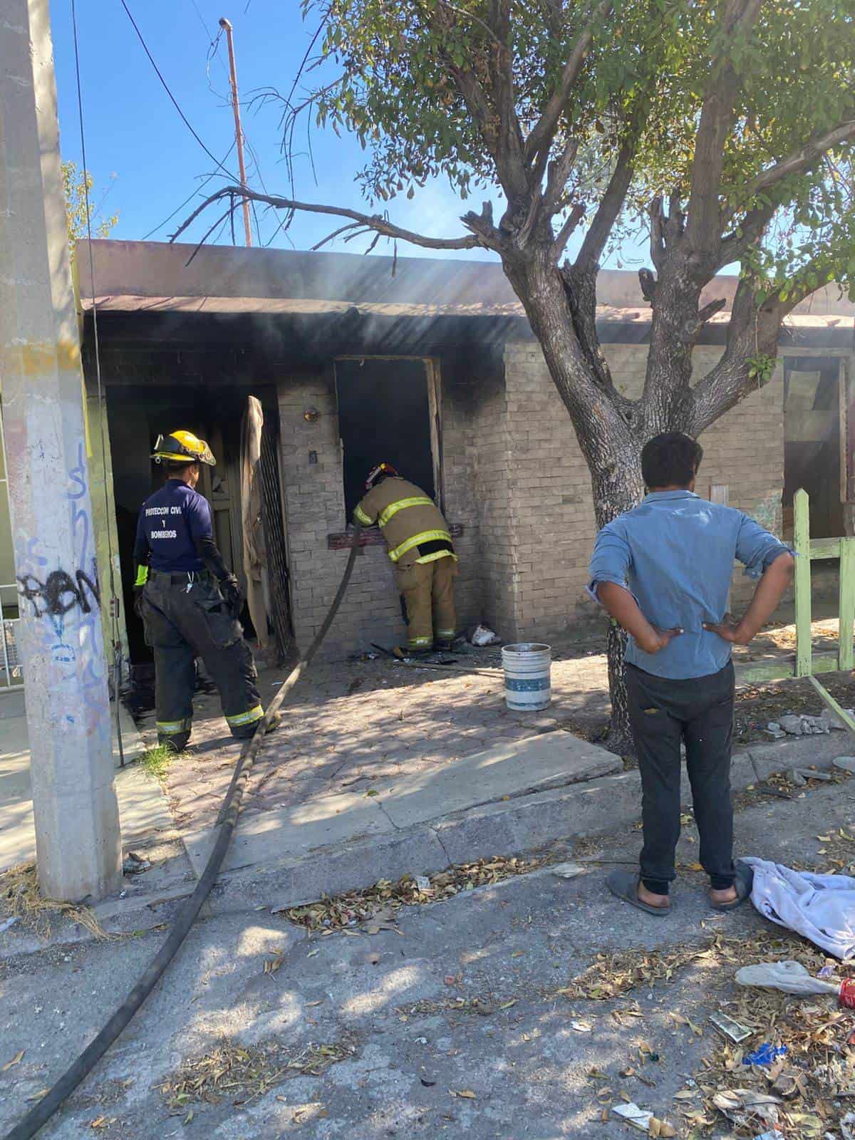 Salvan a hombre de morir calcinado