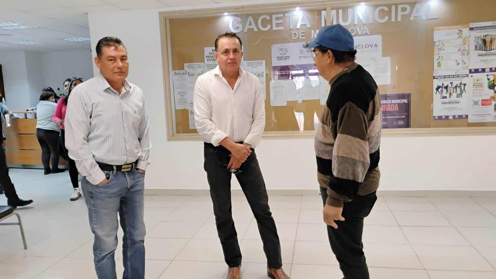 Sindicato democrático gestiona ante autoridades municipales.
