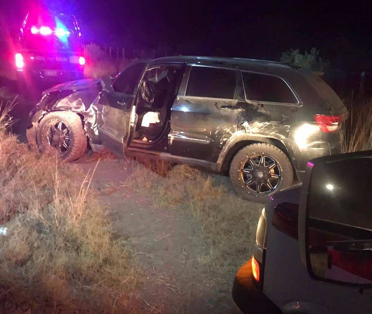 Volcadura en la carretera Allende-Nava deja tres lesionados