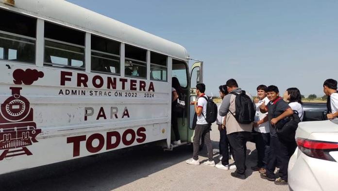 Trasladó FronteraBus a 70 mil estudiantes