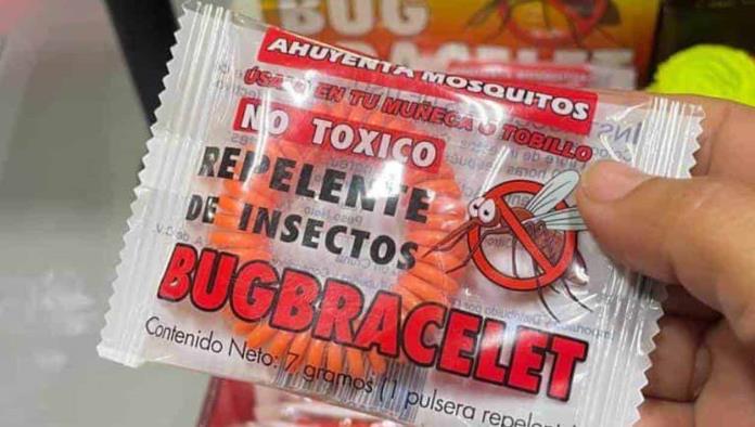 Pulseras repelentes de insectos llegan a Monclova para combatir el dengue