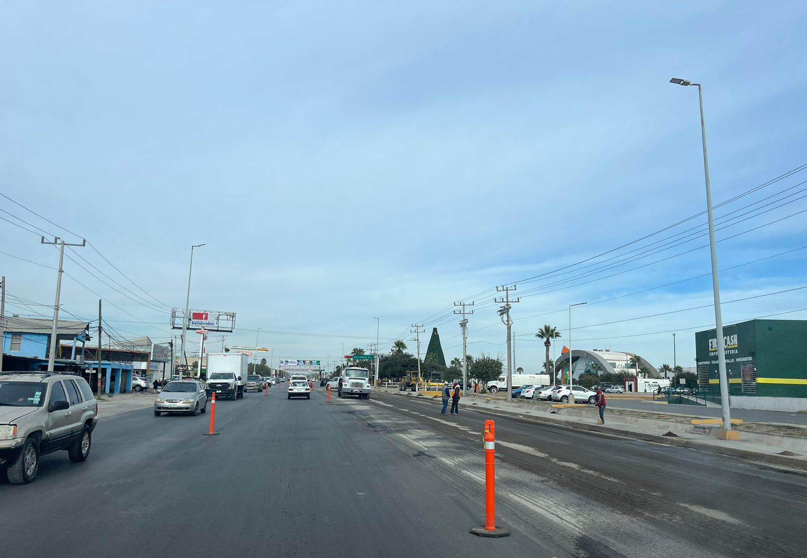 Avances en infraestructura en Ciudad Acuña con obras en el Libramiento Emilio Mendoza