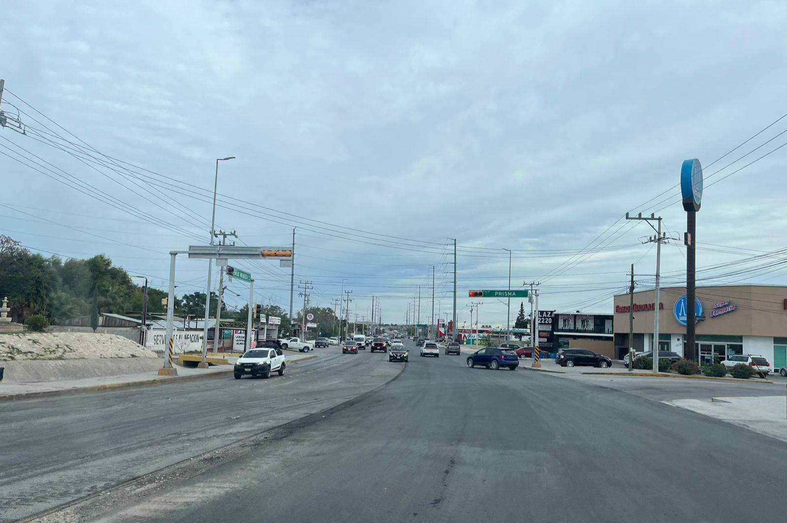 Avances en infraestructura en Ciudad Acuña con obras en el Libramiento Emilio Mendoza