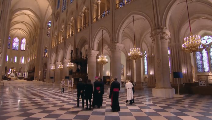 Muestras la restauración de la Catedral de Notre Dame