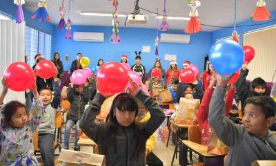 Fortalecen compromiso social con visita a primaria en Río Escondido