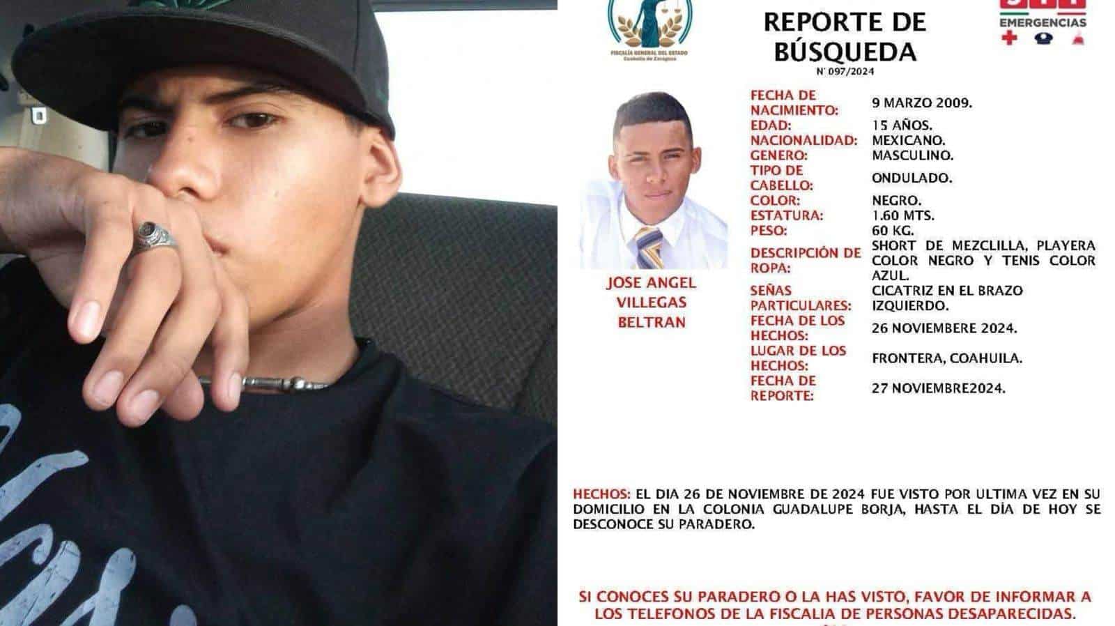 José Ángel es localizado, llegó solo a casa de su abuela. 